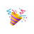party celebration confetti emoticon emoji icon 209641