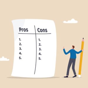 The Pros and Cons of Outsourcing Facebook Ads illustration