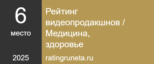 Рейтинг видеопродакшнов / Медицина, здоровье